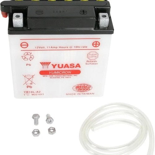Yuasa YuMicron Battery YB10L-A2 #YUAM2210Y for Suzuki/Yamaha/Kawasaki