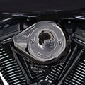 S&S Stealth Teardrop Air Cleaner Kit Lava Chrome #170-0781 Harley Davidson