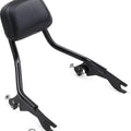 Cobra Detachable Short Round Backrest Black 602-2200B Harley Davidson