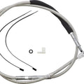 Magnum Braided High Efficiency Clutch Cable Polished #52235HE Harley Davidson