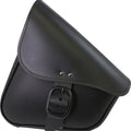 Willie & Max Leather Swingarm Bag Black w/ Matte Black Buckle #59893-00