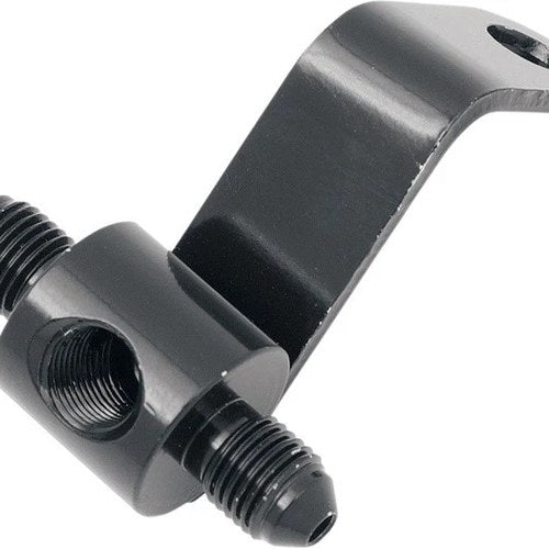 Goodridge Universal Brake Line Tee With Mount Rear 1/8" Black