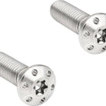 Arlen Ness Brake Caliper Mounting Bolts Silver 2-Pack #300-917 Harley Davidson