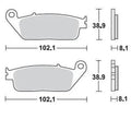 Braking SM1 Brake Pads #716SM1 for Honda/Triumph/Kawasaki/Yamaha