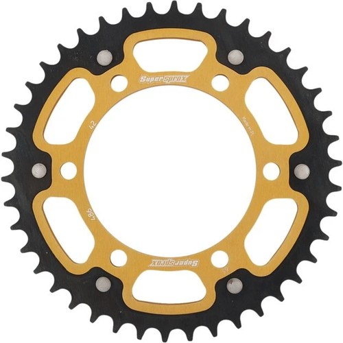 Supersprox Stealth Rear Sprocket 520 42T Gold #RST-486-42-GLD