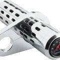 Pro-One Oil Cooler with Temperature Gauge/Universal Clamp 1" to 1-1/4" Chrome