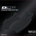 Dcor Frame Grip Tape Grey #16-50-107 for Yamaha YZ450F/YZ250F 4-Stroke/YZ450FX