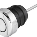 HardDrive Circle Lined Oil Filler Plug with Short Dipstick Chrome 2.5" #03-0045