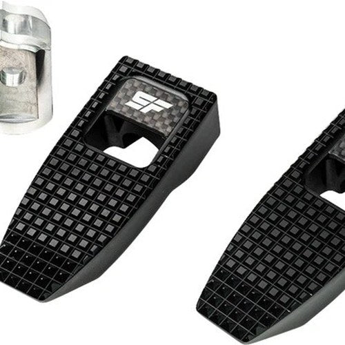 SlyFox Driver Footpegs Black #SF-903-01-1 Harley Davidson Softail