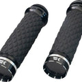Khrome Werks Custom Contour Tracer Diamond Grips Black #500320 Harley Davidson
