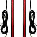 Custom Dynamics Universal Genesis Auxiliary LED Plasma Rods 8.5" Red
