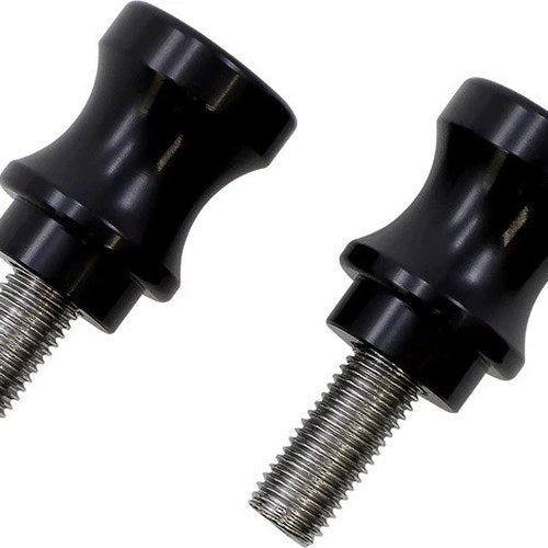 Vortex 10mm Swingarm Spools Black #SP402K fits Kawasaki/Yamaha