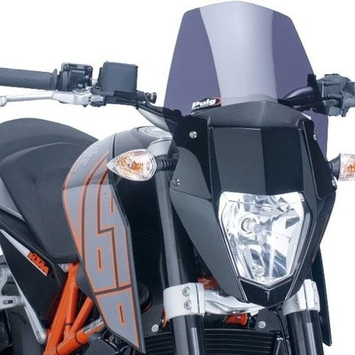 Puig Naked Sport Windscreen Dark Smoke #6009F KTM 690 Duke 2013-2018