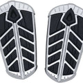 Kuryakyn Spear Passenger Floorboard Inserts Chrome Indian Roadmaster/Springfield