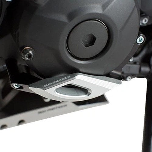 SW-Motech Engine Case Protector Left Silver/Black for Yamaha XSR900/FJ-09