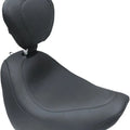 Mustang Wide Tripper Solo Seat With Backrest Vintage Stitch Black #79336