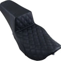 Saddlemen Step-Up LS Seat F. Lattice Stitch Black #283740 Harley Davidson