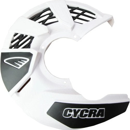 Cycra Tri-Flow Front Brake Disc Cover White