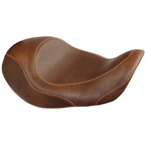 Mustang Wide Tripper Forward Solo Seat Brown #76708 Harley Davidson Dyna