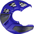 Cycra Tri-Flow Front Brake Disc Cover Blue