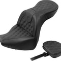 Saddlemen RoadSofa LS Seat With Backrest #284951 Harley Davidson