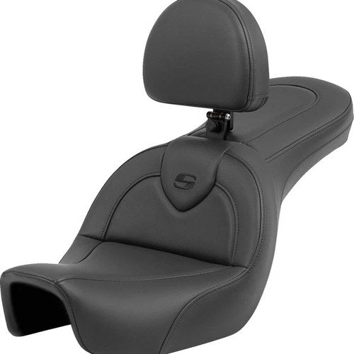 Saddlemen RoadSofa Seat With Backrest #284657 Harley Davidson Dyna