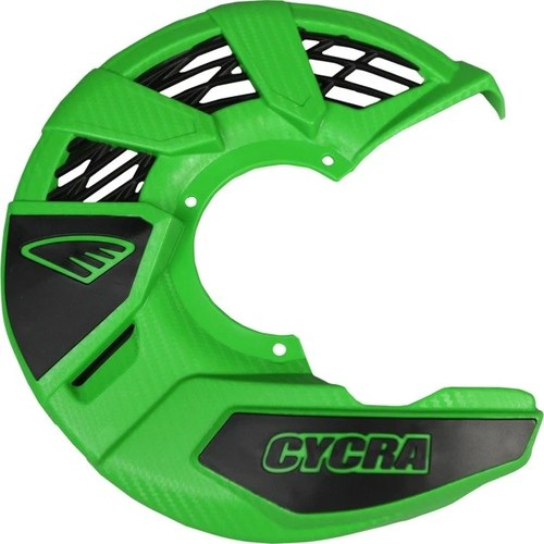 Cycra Tri-Flow Front Brake Disc Cover Green