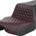 Saddlemen Step-Up HC Ext. Reach Seat Red Stitch #285071 Harley Davidson