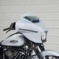 Klock Werks Ice Kolor Flare Windshield 8" Blue Ice Harley Davidson Street Glide