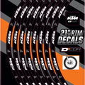 Dcor Branded Rim Decal Set KTM 21" Front #40-80-204 KTM