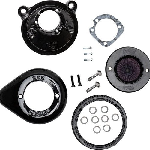 S&S Stealth Air Stinger Teardrop Air Cleaner Black 170-0726A Harley Sportster