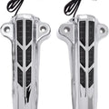 Forkini Lower Leg Fork Covers with LED Chrome 43001 Harley FLHT/FLHR/FLHX