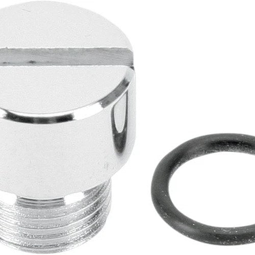 Colony Oil Pump Screen Plug Chrome #9644-2 Harley Davidson