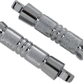 Accutronix Chrome Footpegs Knurled Male Mount 5-1/4in. RP111-KGC Harley Davidson