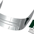DS Chrome Rear Fender Skirt Embossed Harley Flstf 2007-2016