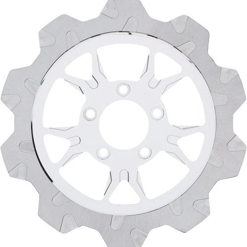 Lyndall Crown Cut B-52 Front Brake Rotor 11.5" Silver/Chrome #2002-1058