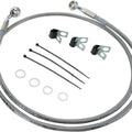 DS Braided Brake Line Kit Front +4" Harley Davidson Heritage Softail/FatBoy