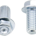 Bolt Motorcycle Hardware Hex Head Low-Profile Flange Bolts M8 x 16mm 10-Pack