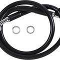DS Black Vinyl Front Upper ABS Brake Line Kit 28-3/4" +2" Black #212090