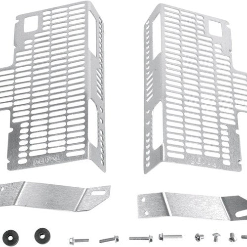 Devol Aluminum Radiator Guards #0101-4501 for Suzuki RM85/RM85L