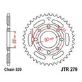 JT Steel Rear Sprocket 520 32T fits Honda CM250C Custom 1982