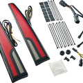 Ciro Calade LED Taillights Black White/Red Harley Davidson Ultra Glide 2014-2023