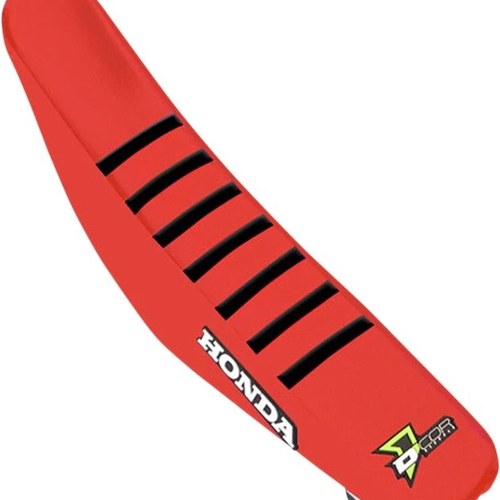 Dcor Ribbed Seat Cover Red/Red/Black #30-10-458 for Honda CRF250R