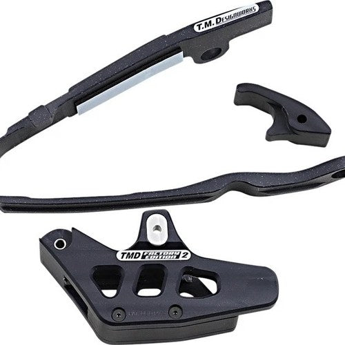 TM Designworks Chain Guide/Slider Kit Black fits Yamaha YZ450F 2023-2025