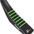 Dcor Ribbed Seat Cover Black/Black/Green #30-20-126 for Kawasaki KX250
