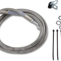 DS Braided Brake Line Kit Front +4" Harley Davidson Softail/Dyna #143712