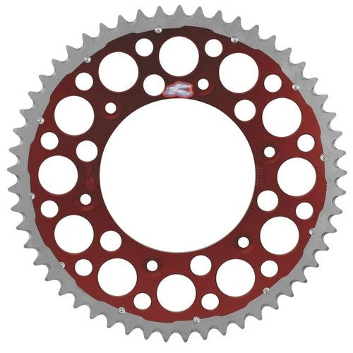 Renthal Sprocket Twinring 48T 520 Steel/Aluminum Red #1540-520-48GPRD Honda