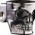 Kruzer Kaddy Skull Bar Mount Cup Holder Chrome
