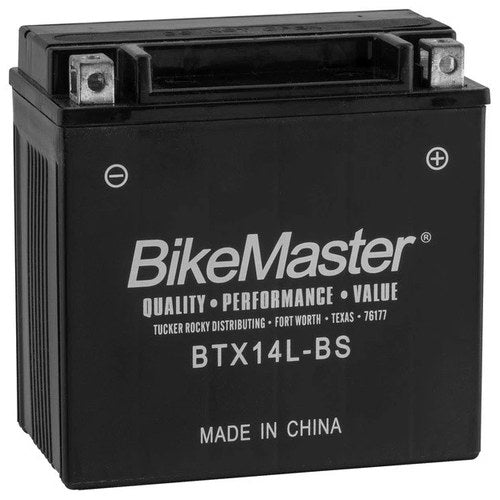 BikeMaster Maintenance Free Battery BTX14L-BS #BTX14L-BS Harley Davidson/Buell