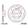 JT Steel Rear Sprocket 520 45T fits Honda XL200R 1983-1984